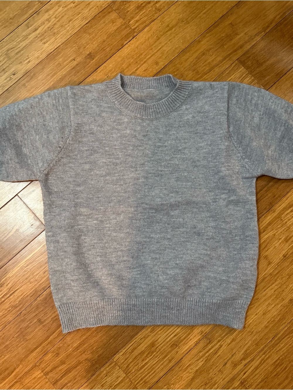 Crewneck Sweater in Light Gray